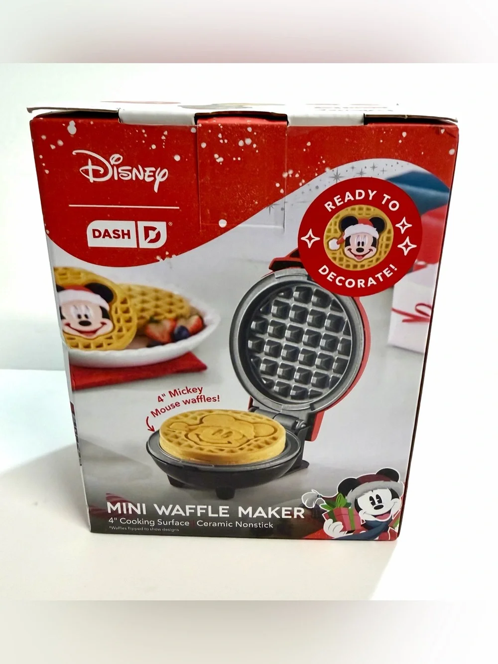 DASH Disney Mickey & Friends Mini Waffle Maker 4